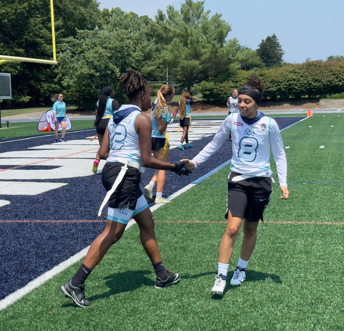 Shore girls flag football allstar game a first 'All these girls, they