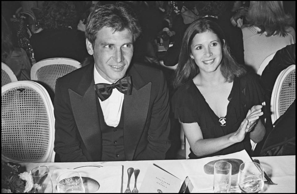 Harrison Ford et Carrie Fisher à Deauville en 1982