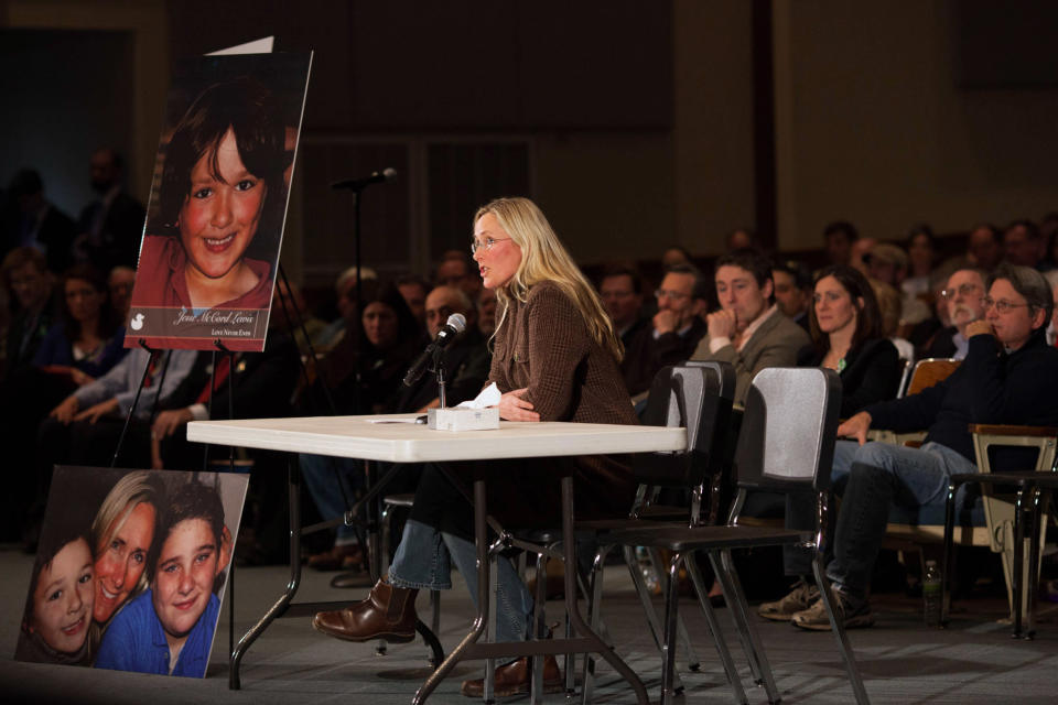 Over the past year and a half, Scarlett Lewis&rsquo; curriculum has been downloaded in 47 states and 29 countries. (Photo: Christopher Capozziello via Getty Images)