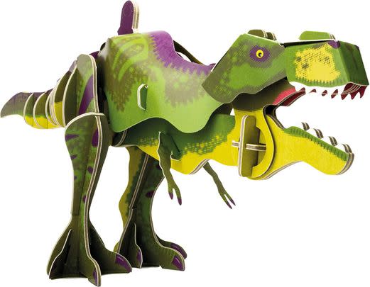 Challenge their tiny fingers with this build your own T-Rex kit.