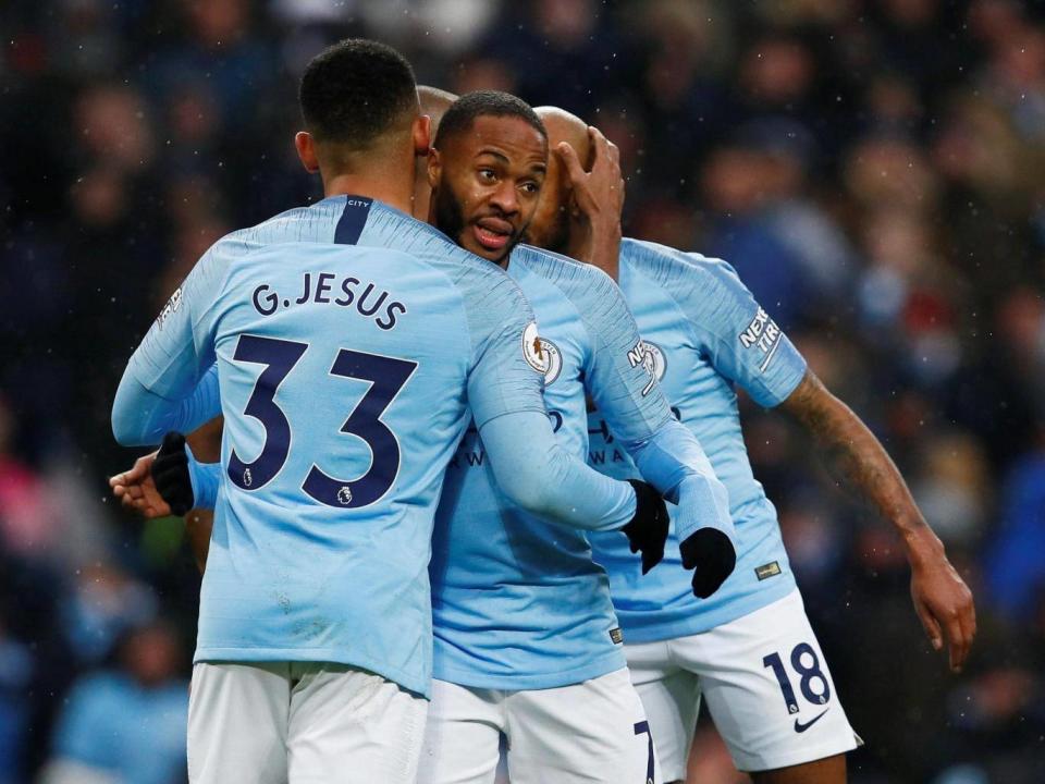 Raheem Sterling came off the bench to score City's third goal (Action Images via Reuters)