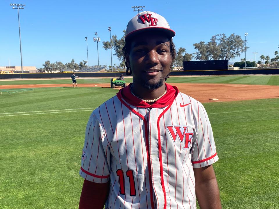 Williams Field pitcher Kenan Harvey wants to be a role model for young Black baseball players.