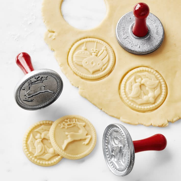 <p><a href="https://go.redirectingat.com?id=74968X1596630&url=https%3A%2F%2Fwww.williams-sonoma.com%2Fproducts%2Fnordic-ware-yuletide-cookie-stamps&sref=https%3A%2F%2Fwww.thepioneerwoman.com%2Fholidays-celebrations%2Fg37711485%2Fchristmas-cookie-cutters%2F" rel="nofollow noopener" target="_blank" data-ylk="slk:Shop Now;elm:context_link;itc:0;sec:content-canvas" class="link rapid-noclick-resp">Shop Now</a></p><p>Cast-Aluminum Holiday Yuletide Cookie Stamps</p><p>williams-sonoma.com</p><p>$31.95</p>