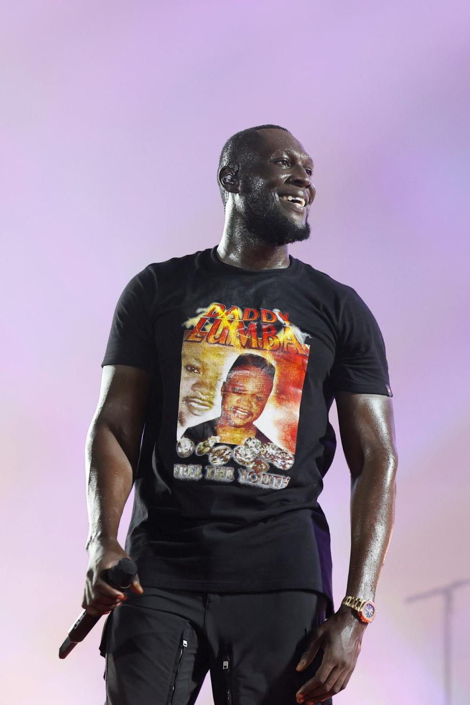 Stormzy performs on stage during Global Citizen Festival 2022 (Getty Images for Global Citizen)