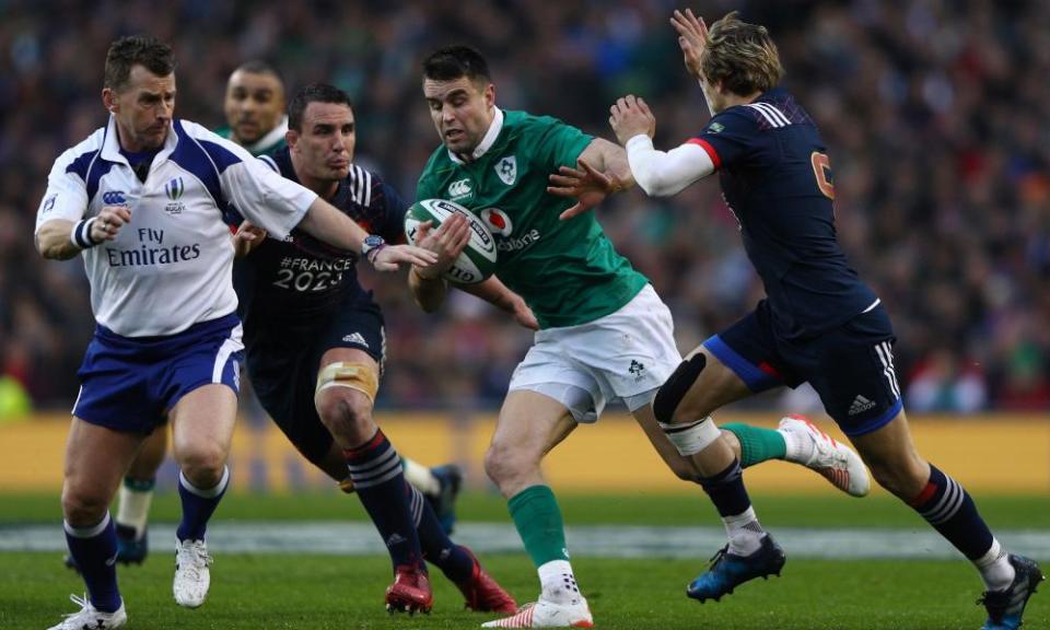 Conor Murray, Ireland’s try scorer during their 19-9 win over France, said: ‘What matters is that we are still in the hunt for the title.’