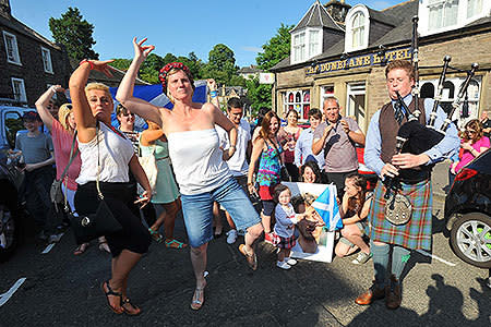 Brits celebrate Andy Murray's Wimbledon win