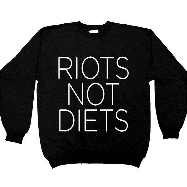 $44.95 at <a href="http://www.feministapparel.com/collections/feminist-womens-sweatshirts/products/feminism-feminist-shirts-feminist-t-shirts-riots-not-diets-womens-sweatshirt-long-sleeve-shirt?variant=963132897" target="_blank">Feminist Apparel</a>