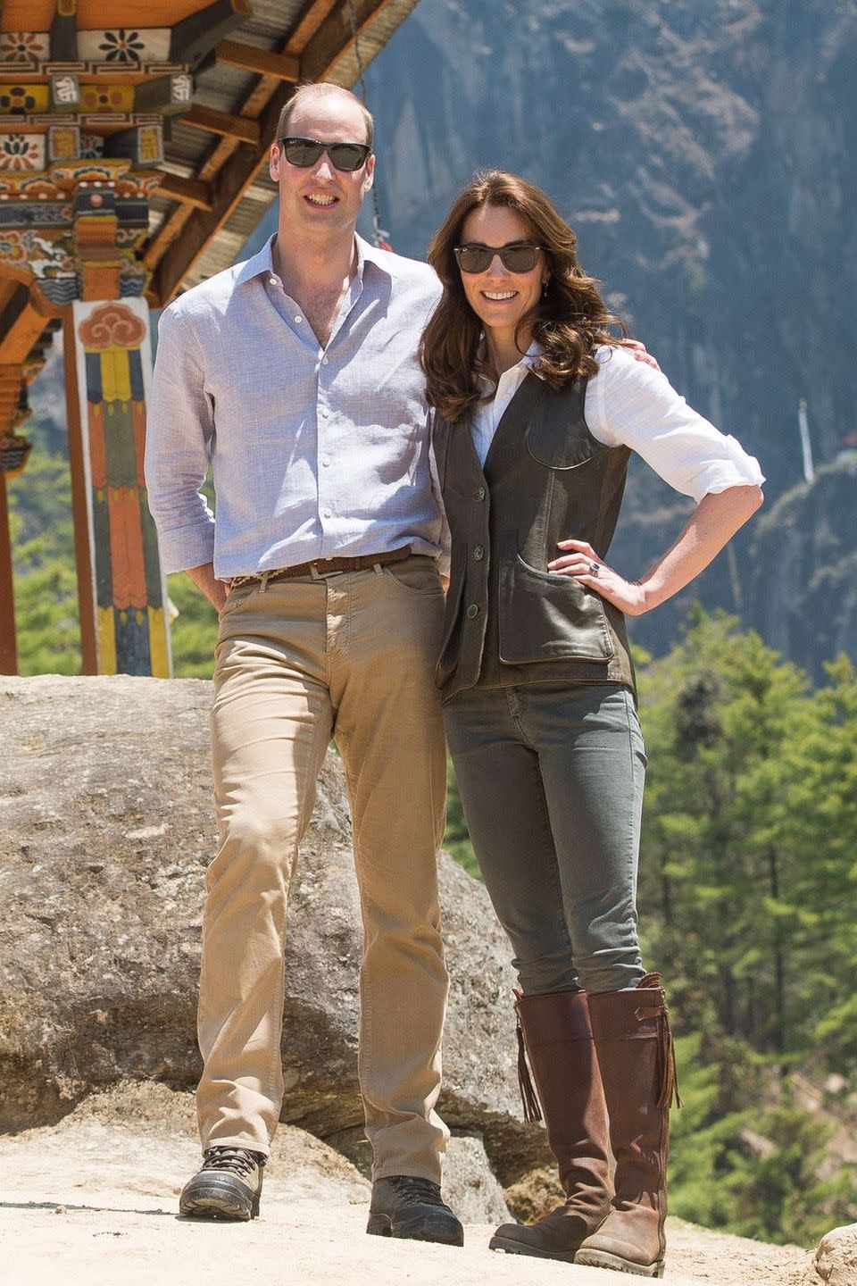 kate middleton and prince william in casual attire