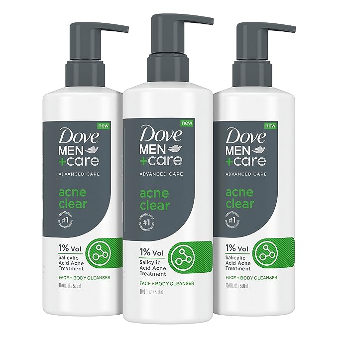 <p><a href="https://www.amazon.com/DOVE-MEN-CARE-Advanced-Salicylic/dp/B0BTZN4L8W/?tag=syn-yahoo-20&ascsubtag=%5Bartid%7C2139.g.31134888%5Bsrc%7Cyahoo-us" rel="nofollow noopener" target="_blank" data-ylk="slk:Shop Now;elm:context_link;itc:0;sec:content-canvas" class="link rapid-noclick-resp">Shop Now</a></p><p>Care Advanced Care Acne Clear Body Wash</p><p>amazon.com</p><p>$29.91</p>