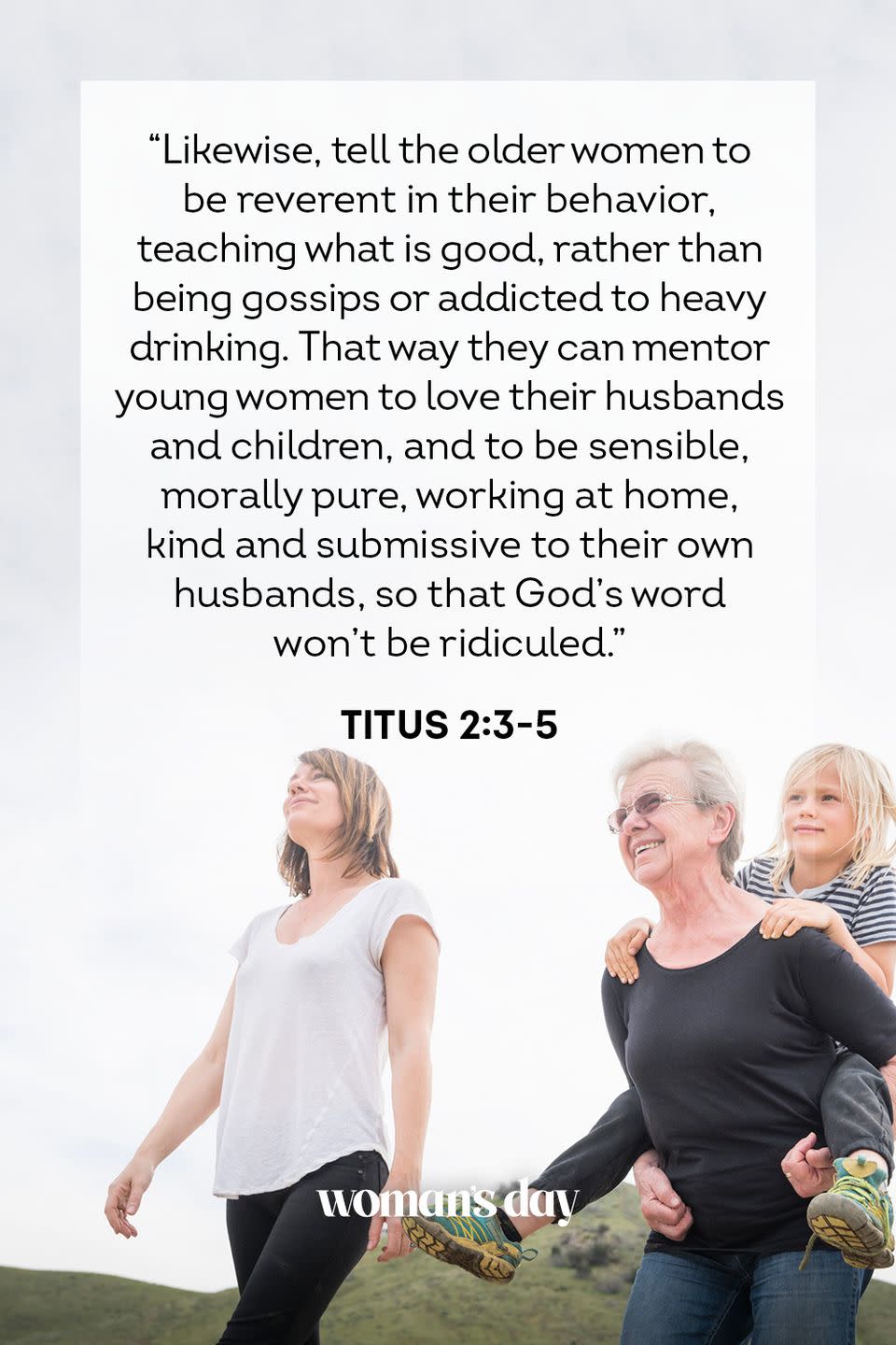 bible verses about mothers titus 2 3 through 5