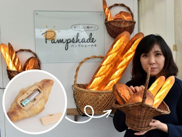 A Japanese artist turns unsold croissants into $88 lamps to shed