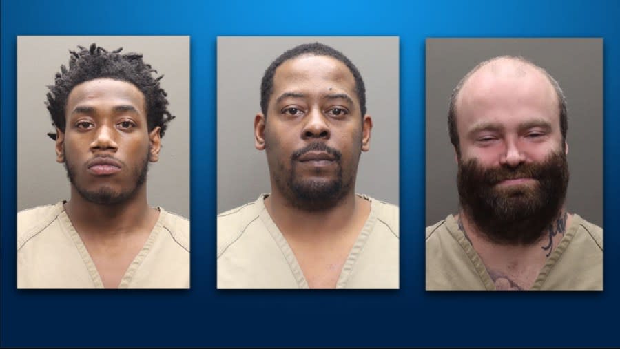 Denzel Reed, left, Keith Hairston Jr. and Fallen Fugate. (Courtesy Photos/Franklin County Sheriff’s Office)