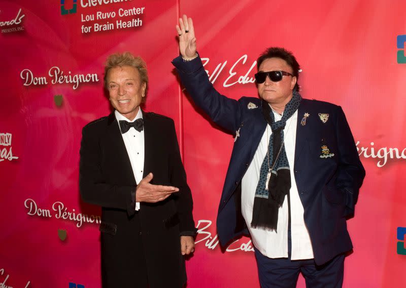 FILE PHOTO - Duo Siegfried & Roy arrive for the Power of Love Gala and 70th birthday celebration for Muhammad Ali in Las Vegas