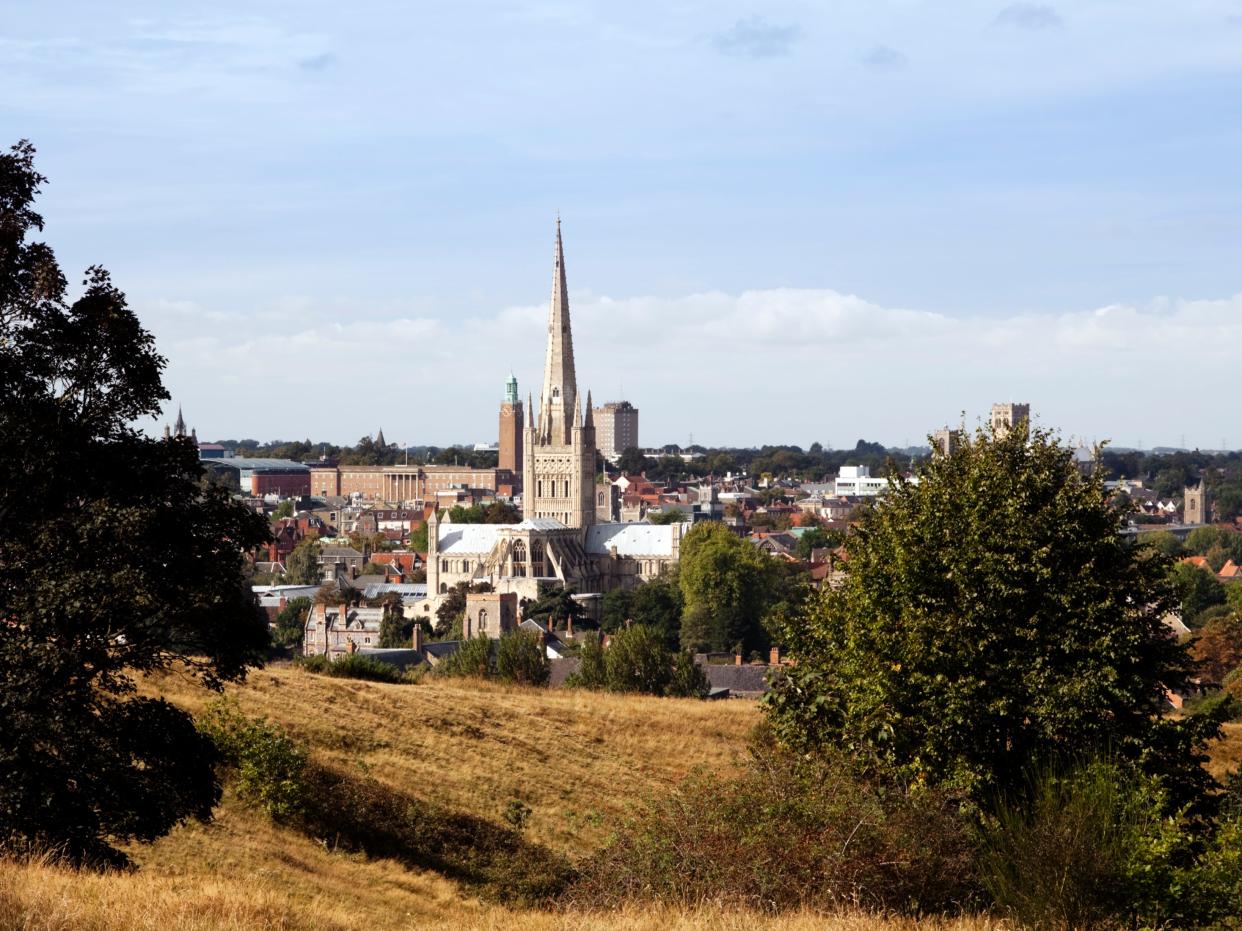 <p>Residents in the city of Norwich reported hearing a huge bang they believe was a ‘sonic boom’ overhead on 27 January 2021</p> (Getty/iStockphoto)