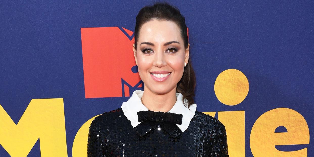 aubrey plaza at the mtv movie and tv awards 2019