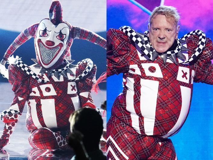johnny rotten on the masked singer