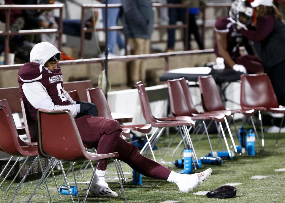 Missouri State lost to the UT-Martin Skyhawks 32-31 in the first round of the FCS Playoffs at Plaster Stadium on Saturday, Nov. 27, 2021.