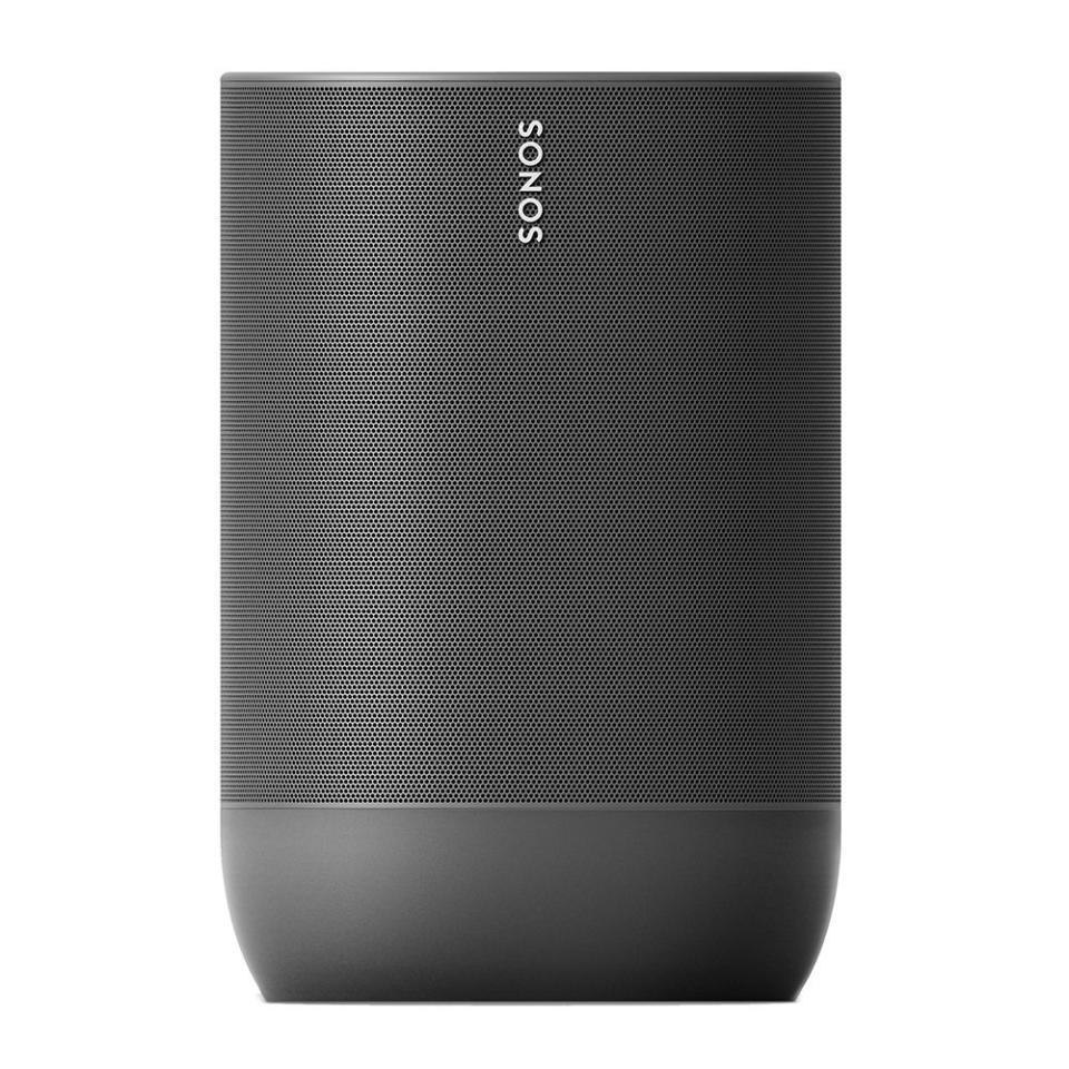 <p><strong>Sonos</strong></p><p>sonos.com</p><p><strong>$399.00</strong></p><p><a href="https://go.redirectingat.com?id=74968X1596630&url=https%3A%2F%2Fwww.sonos.com%2Fen-us%2Fshop%2Fmove.html&sref=https%3A%2F%2Fwww.bestproducts.com%2Ftech%2Felectronics%2Fg34374775%2Fbest-sonos-speaker%2F" rel="nofollow noopener" target="_blank" data-ylk="slk:Shop Now;elm:context_link;itc:0;sec:content-canvas" class="link ">Shop Now</a></p><p>The Sonos Move is a 10-inch speaker that weighs about 7 pounds — making it a lot heftier than the Bluetooth speaker you're probably used to traveling with. It's weatherproof, has a 10-hour rechargeable battery, and comes with a convenient charging base. The Move can also be recharged with a USB-C cable and charger when you're on the go.</p><p>The speaker is compatible with Amazon Alexa, the Google Assistant, AirPlay 2, and Bluetooth. It pairs with the existing Sonos speakers in your setup, meaning, you can take the party music outdoors and not be limited to the speakers that are inside.</p><p>The Sonos Move gets a hair louder than the Sonos One, and thanks to its omnidirectional soundstage you can hear the music all around you. I appreciate its punchy bass and convenient carrying handle, and was glad to see that the battery <a href="https://go.redirectingat.com?id=74968X1596630&url=https%3A%2F%2Fwww.sonos.com%2Fen-us%2Fshop%2Freplacement-battery&sref=https%3A%2F%2Fwww.bestproducts.com%2Ftech%2Felectronics%2Fg34374775%2Fbest-sonos-speaker%2F" rel="nofollow noopener" target="_blank" data-ylk="slk:can be replaced.;elm:context_link;itc:0;sec:content-canvas" class="link ">can be replaced.</a></p>