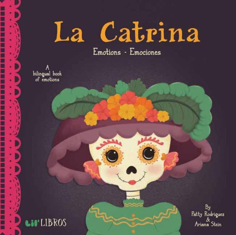 This bilingual book teaches children to recognize feelings and name them in English and Spanish. <i>(Available <a href="https://www.amazon.com/Catrina-Emotions-Emociones-English-Spanish/dp/0986109967" target="_blank" rel="noopener noreferrer">here</a>)</i>