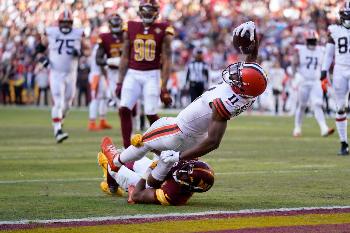 Browns' receiver Amari Cooper in OTAs after muscle surgery