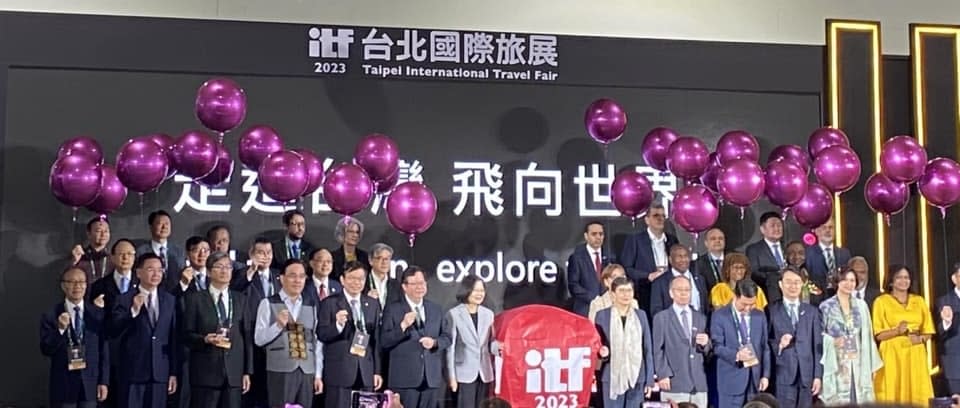 2023台北國際旅展 走向世界 也把世界旅人帶進台灣（記者黃楸玲／攝影）