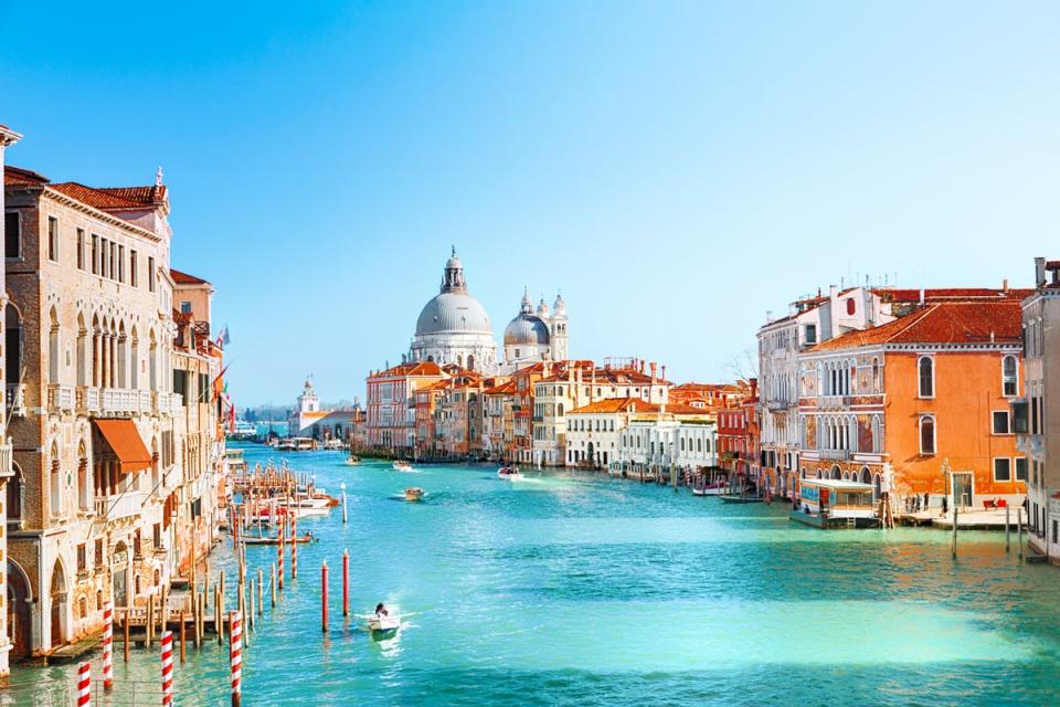 A view of the Grand Canal and Basilica Santa Maria in Venice (Getty Images/iStockphoto)