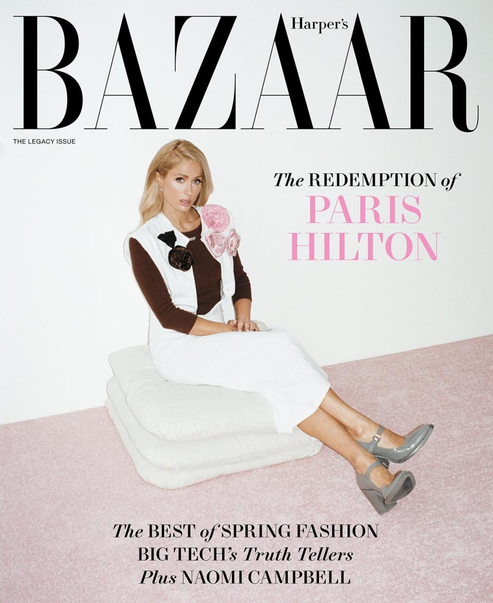 Paris Hilton cover, Harpers Bazaar