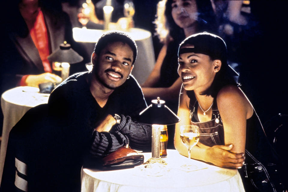 Larenz tate next to Nia Long