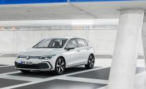 <p>VW has made the switch to a mostly screen-based driver interface in the new Golf. Models equipped with automatic transmissions also feature a small stub of an electronic shift lever.</p>