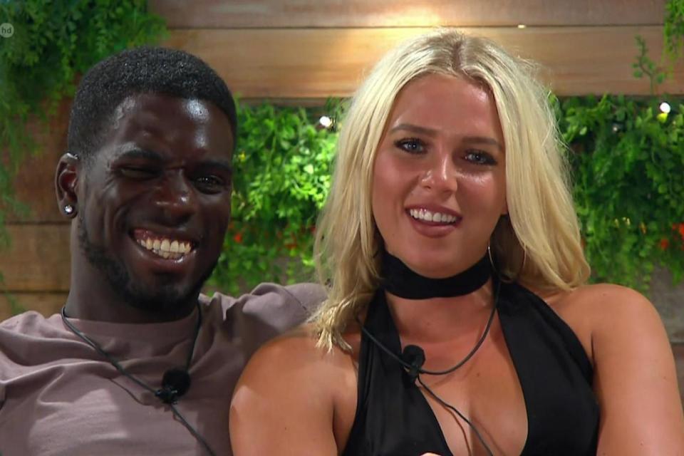 Loyal: Marcel Somerville and Gabby Allen look set for love