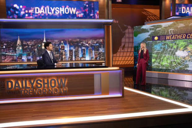 Desi Lydic on the set of "The Daily Show with Trevor Noah"<p>Matt Wilson</p>