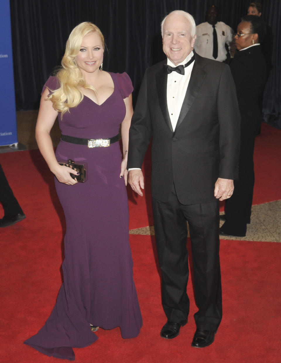 McCain with her father, Arizona Sen. John McCain. (Photo: Kris Connor/FilmMagic)