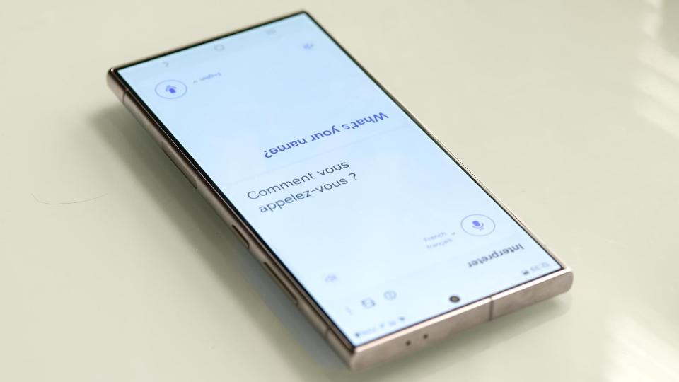Samsung Galaxy S24 Interpreter app.