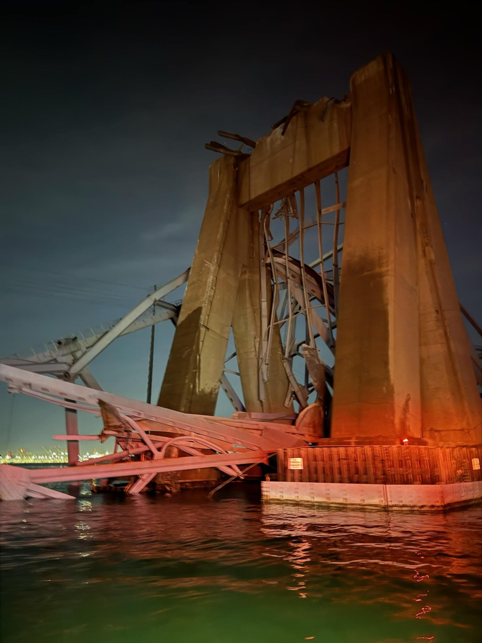 Close up pictures from the scene of the Francis Scott Key Bridge collapse in Baltimore (BCFD Engine 5, Truck 3, Medic 10)