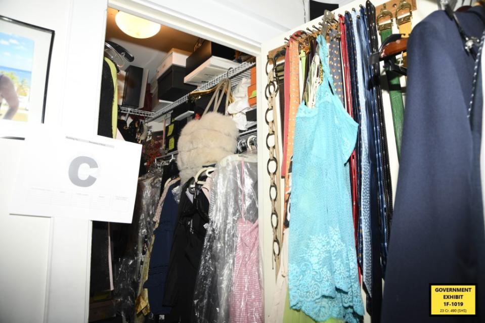 Photos show the cluttered home that Menendez and wife Nadine shared.