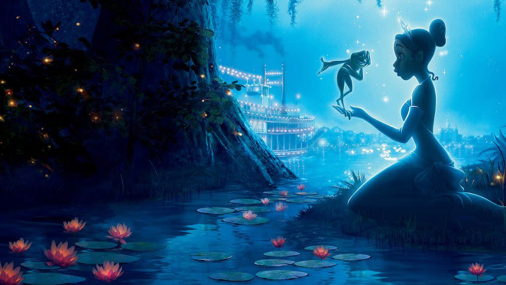 a scene from the princess and the frog, a good housekeeping pick for best kids movies