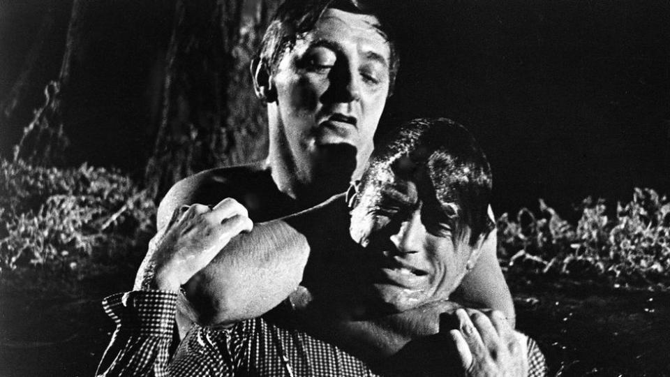 Robert Mitchum y Gregory Peck en 