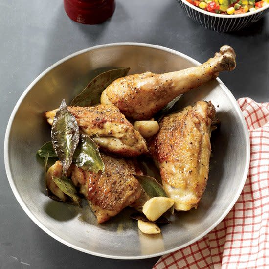 Pan-Roasted Chicken with Corn Relish