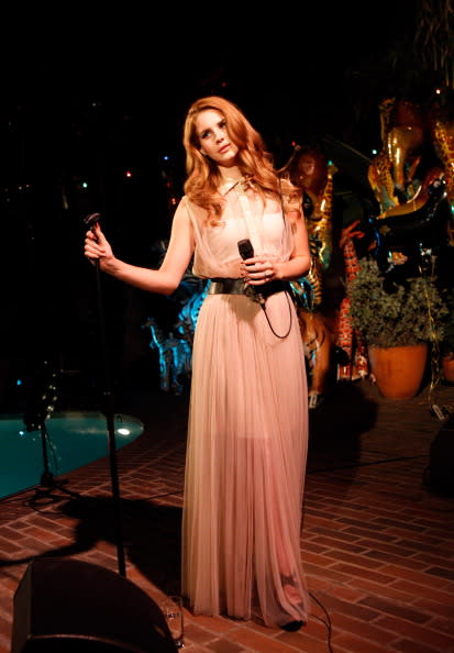 Performing at the Chateau Marmont