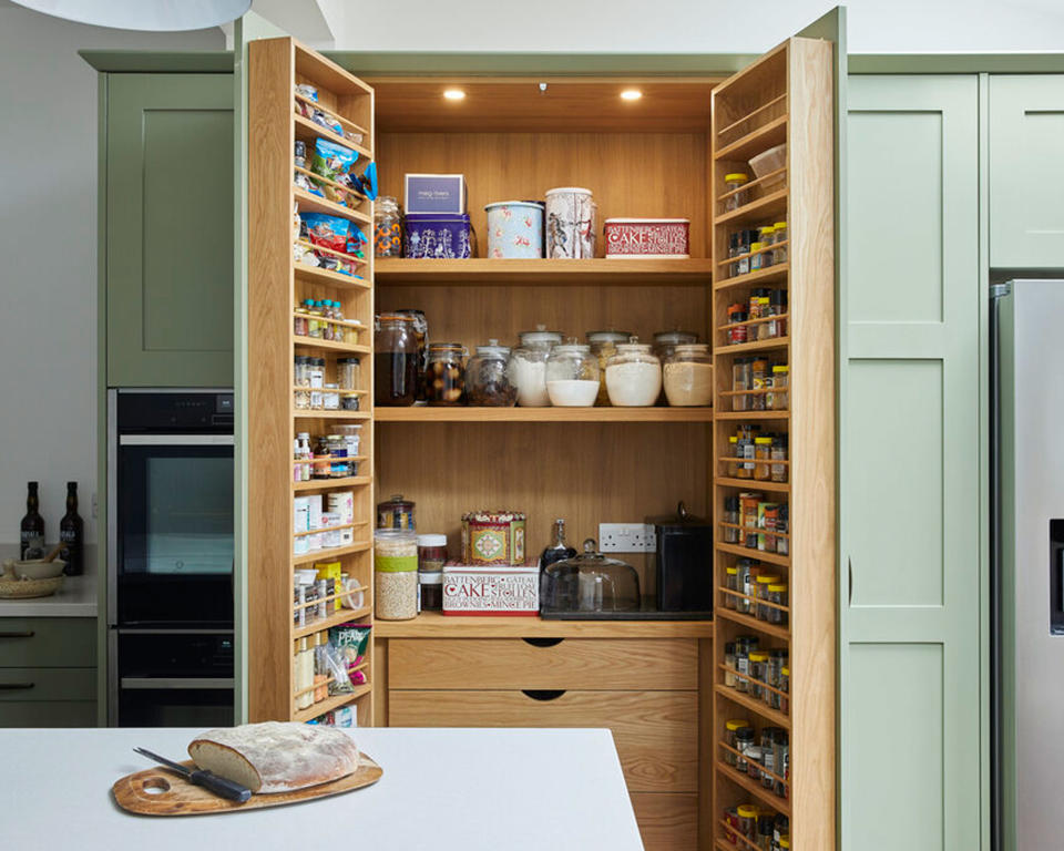 18. Make use of space for large pantry cabinets