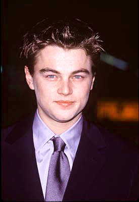 Leonardo DiCaprio at the premiere of Paramount's Titanic