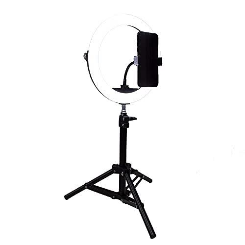 Dracast Halo Plus Series LED100 Bicolor Compact Foldable Ring Light and Mini Stand Kit