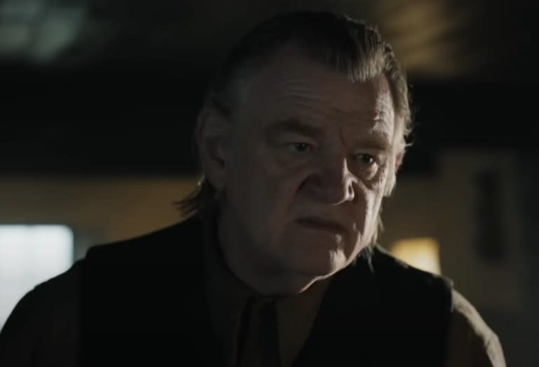 Brendan Gleeson as Colm Doherty speaking to someone