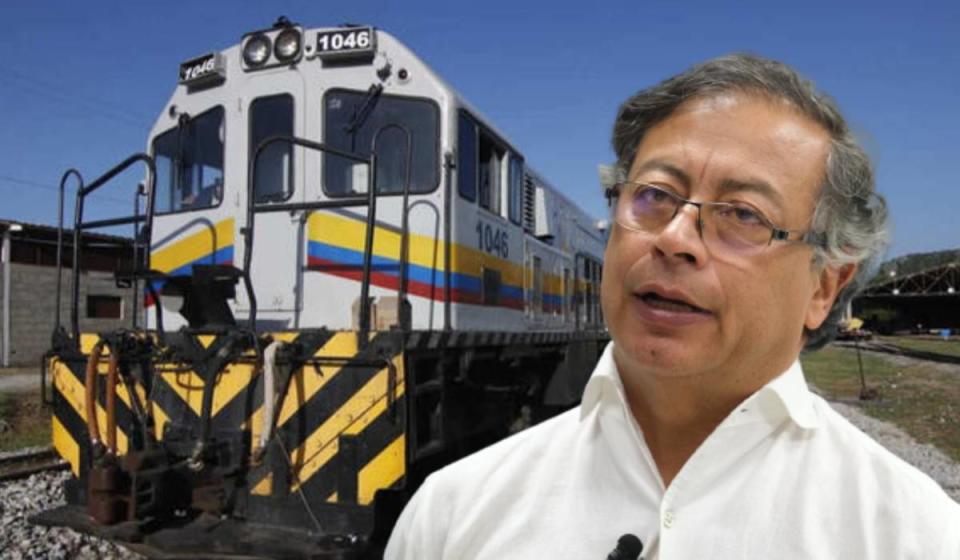 El plan del gobierno de Gustavo Petro para reactivar los ferrocarriles en Colombia incluiría la creación de una nueva entidad. Fotos: MinTransporte y Presidencia.