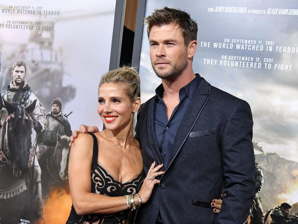 Elsa Pataky and Chris Hemsworth.