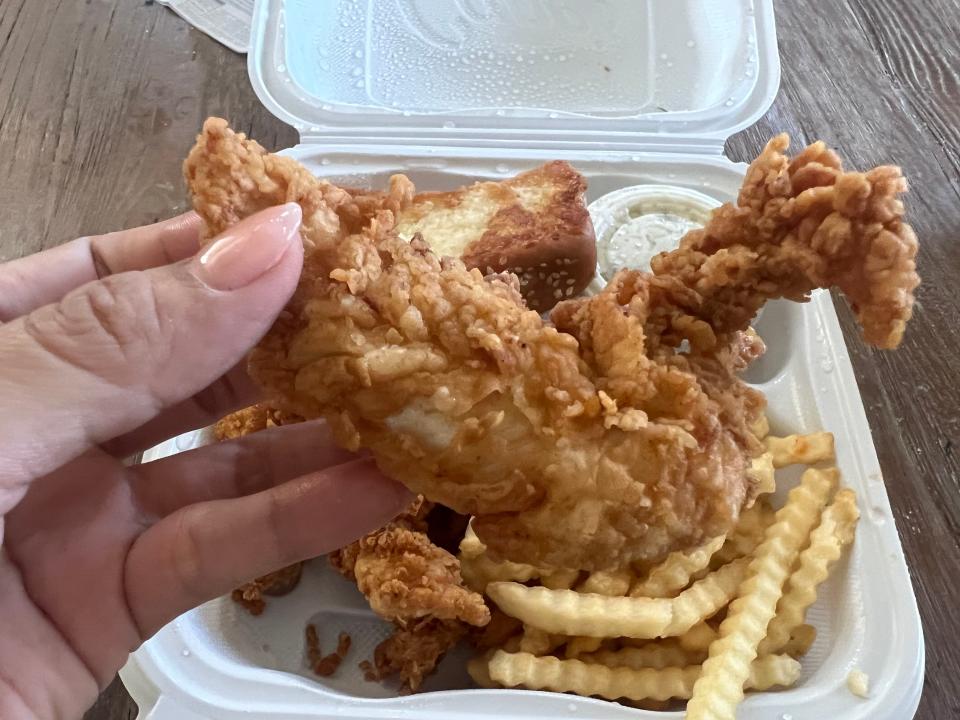 Raising Cane's chicken tenders