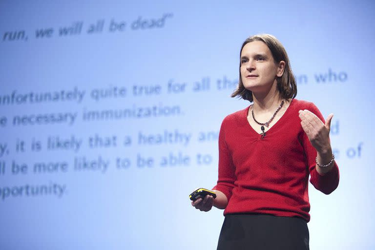 Esther Duflo, una de las únicas dos mujeres que ganó el Nobel de Economía