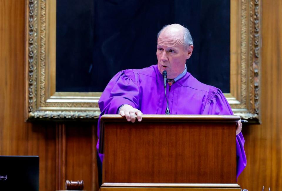 Senate President Thomas C. Alexander, R-Oconee, presides over the senate on Thursday Sept. 08, 2022.