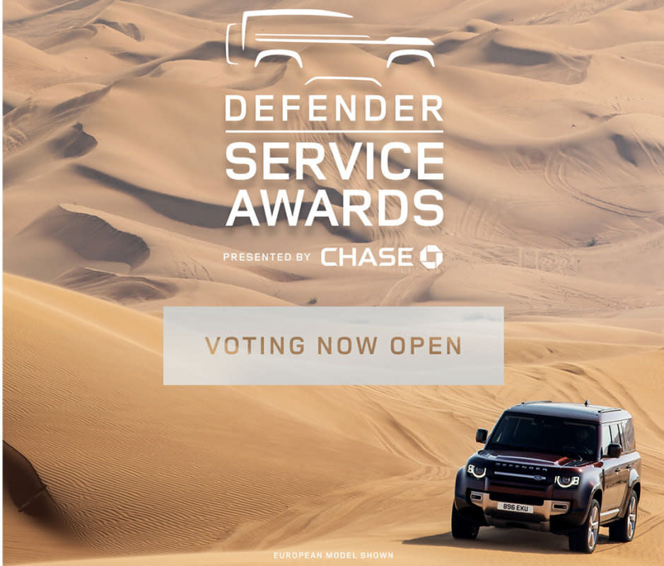 <p>Courtesy Defender Service Awards</p>