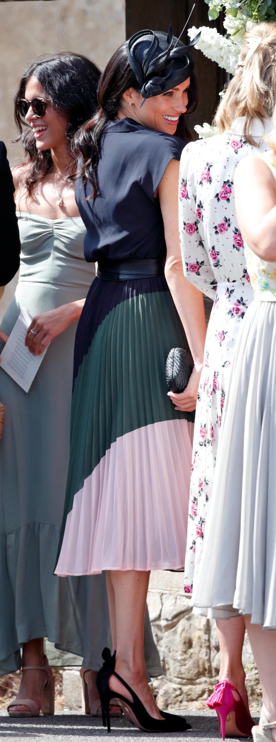 A better look at the duchess' Club Monaco dress.&nbsp; (Photo: Max Mumby/Indigo via Getty Images)